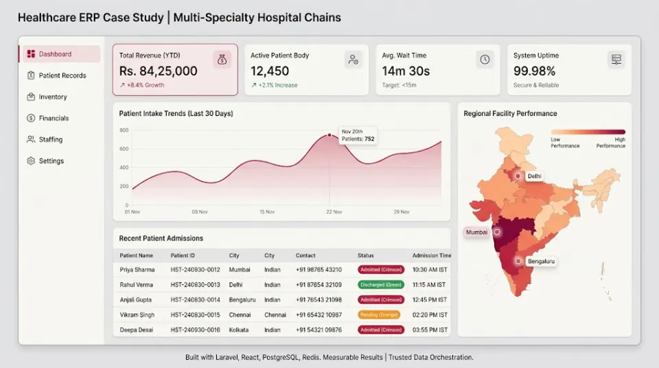 Healthcare ERP Case Study