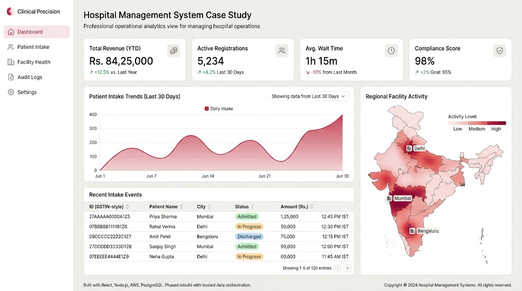 How We Built a Hospital Management System — delivery cover