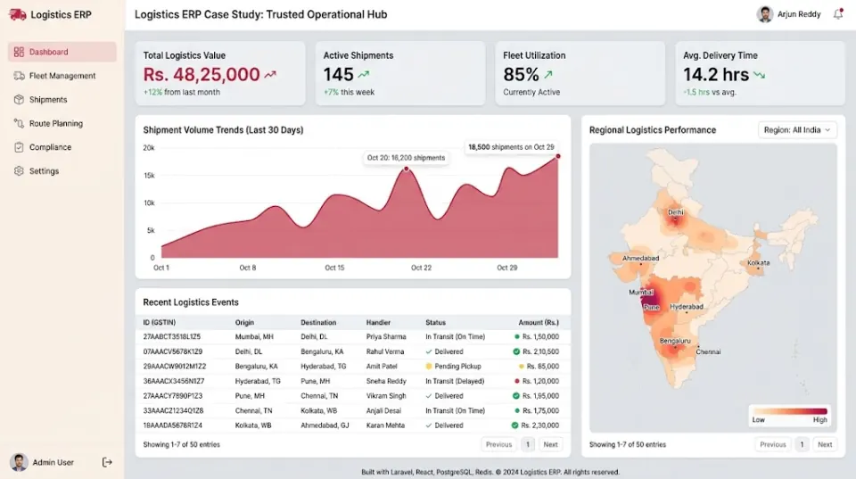 Logistics ERP Case Study
