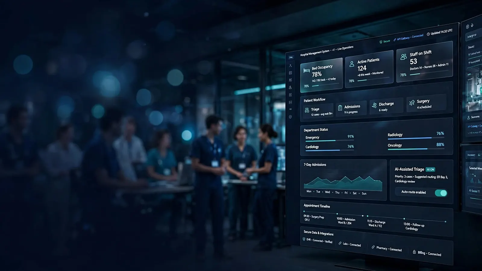 Custom Hospital Management Software for Healthcare Operations, Administration & Reporting — Shriram IT Ventures — detail