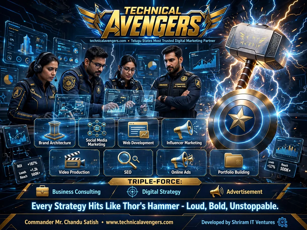 Technical Avengers Growth Agency Website